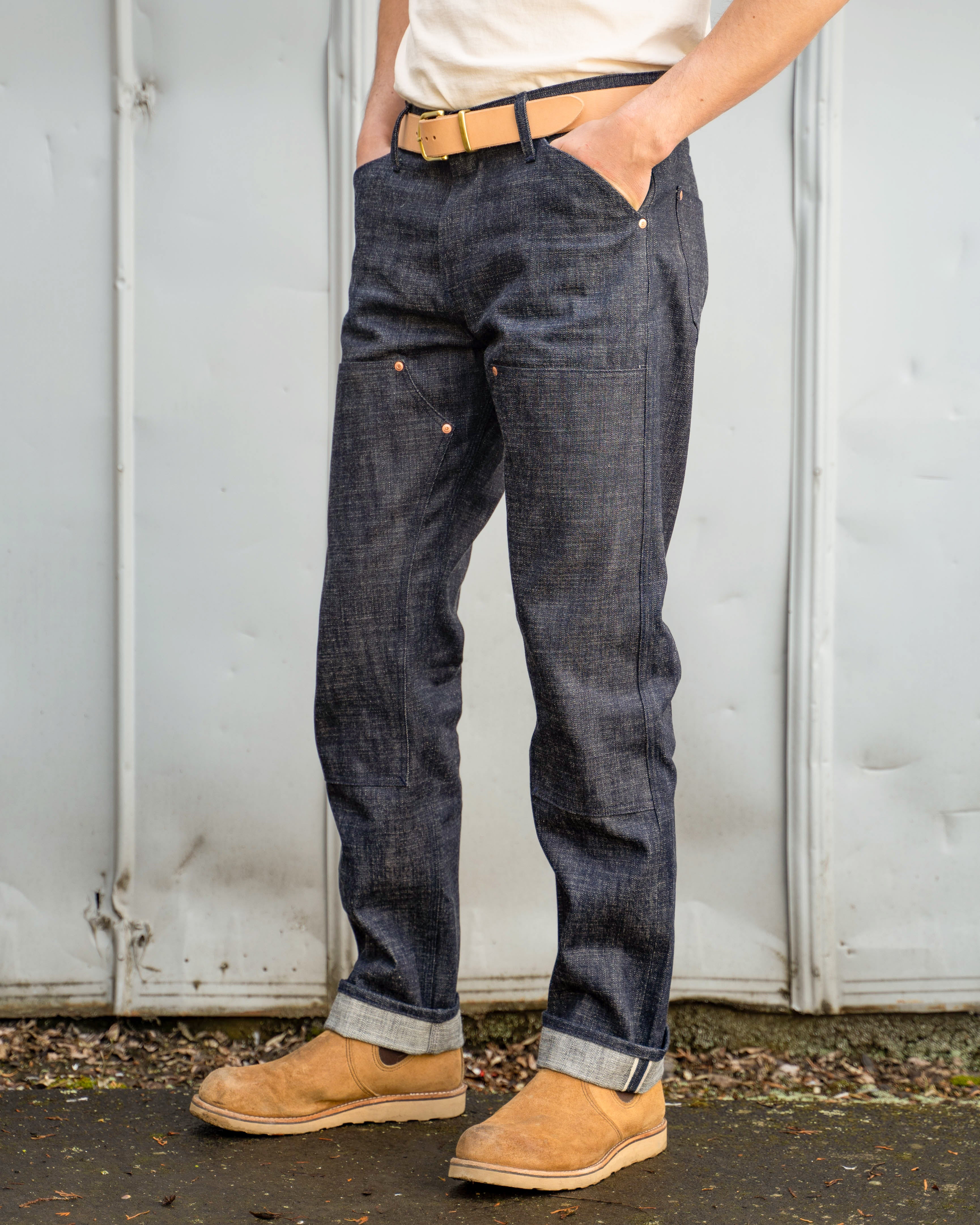 Work Jean - 14.5 oz Japanese Selvedge Denim – Grease Point Workwear
