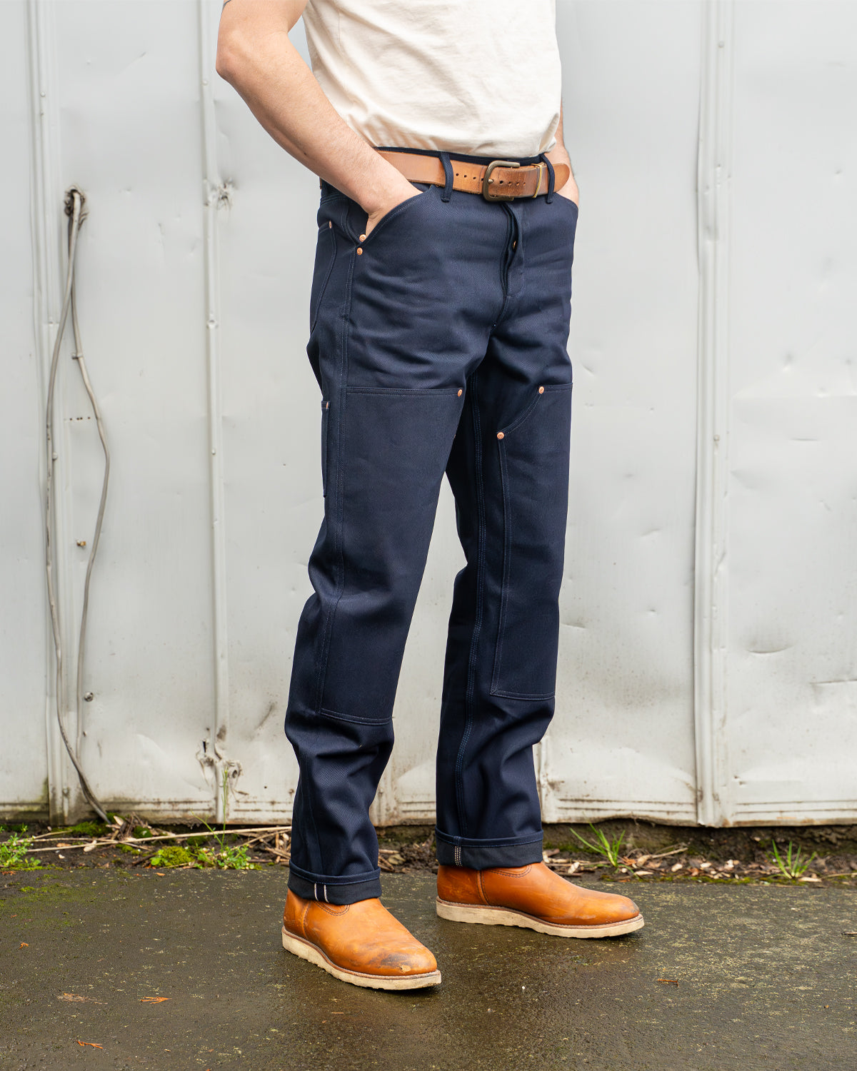 Work Jean - 14.5 oz Double Indigo Vidalia Mills Selvedge Denim