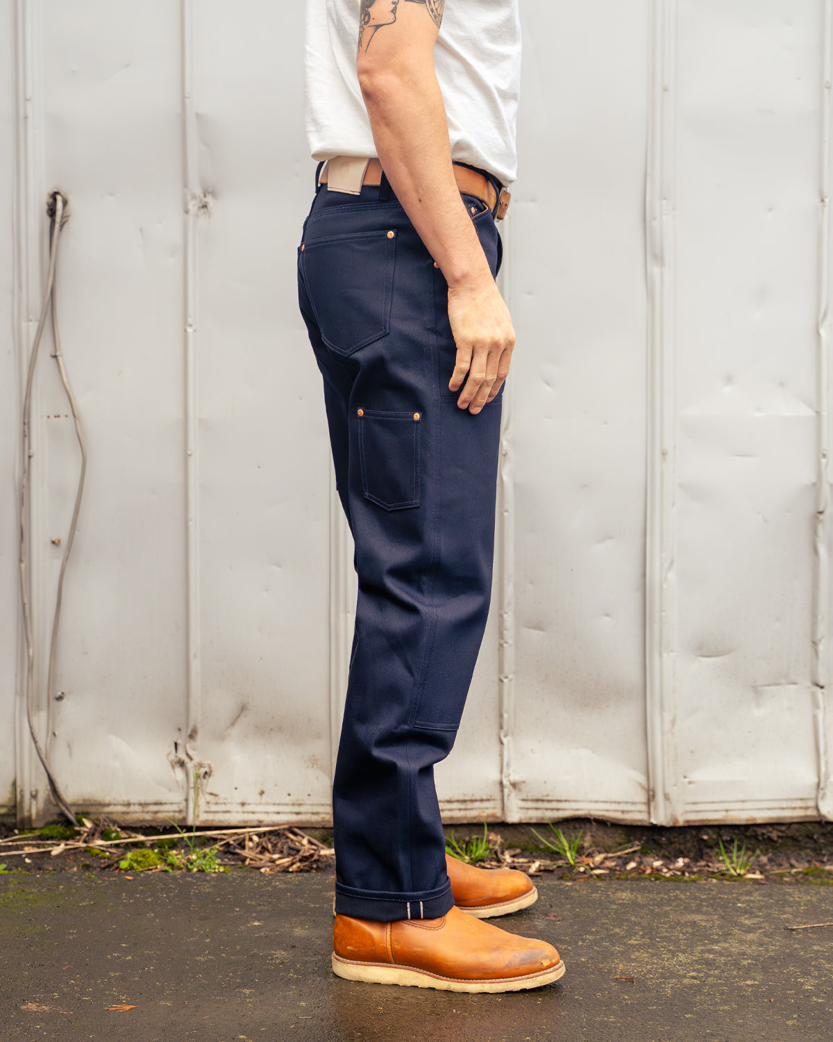 Work Jean - 14.5 oz Double Indigo Vidalia Mills Selvedge Denim