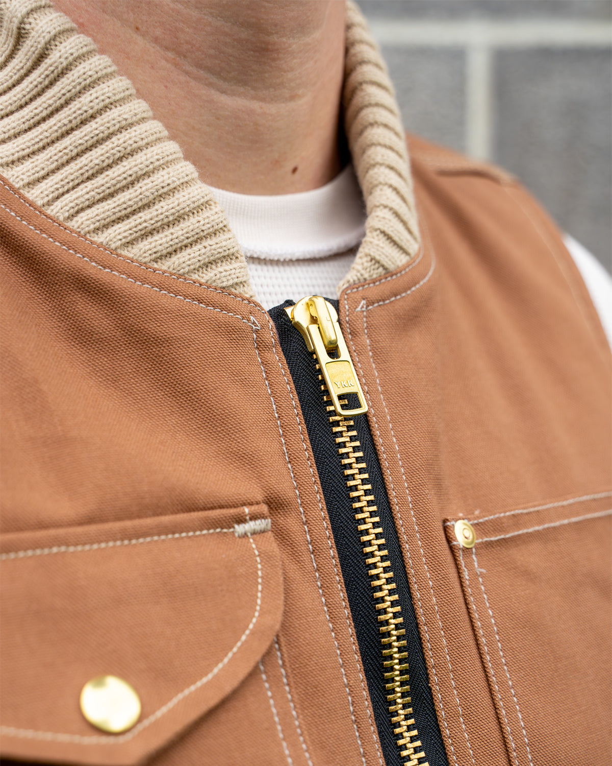 Insulator Orchard Vest - 15 oz Japanese Duck Canvas – Grease Point