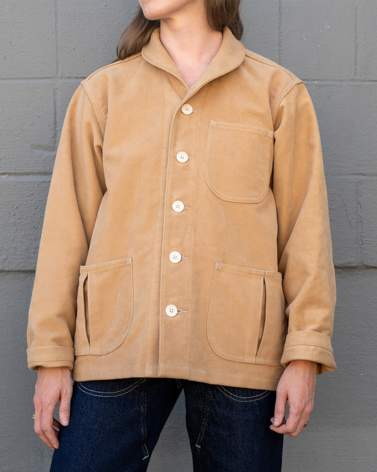 Harvester Coat - Italian Moleskin – Grease Point Workwear
