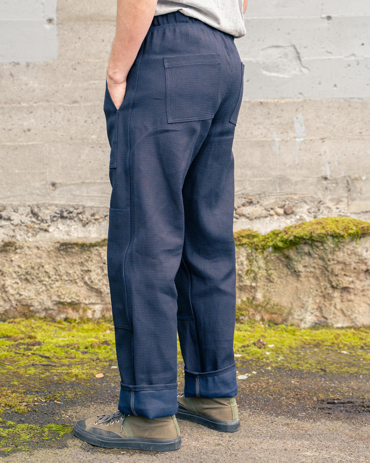 Easy Pant - 12 oz Indigo Sashiko – Grease Point Workwear