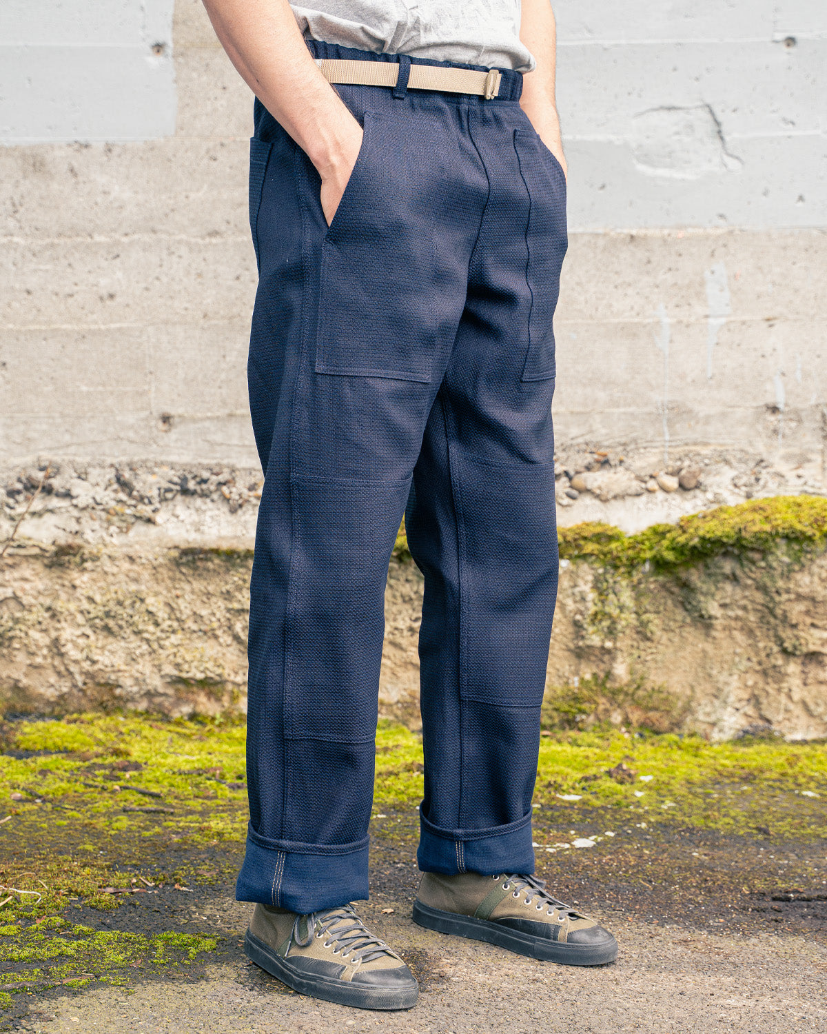 Easy Pant - 12 oz Indigo Sashiko – Grease Point Workwear