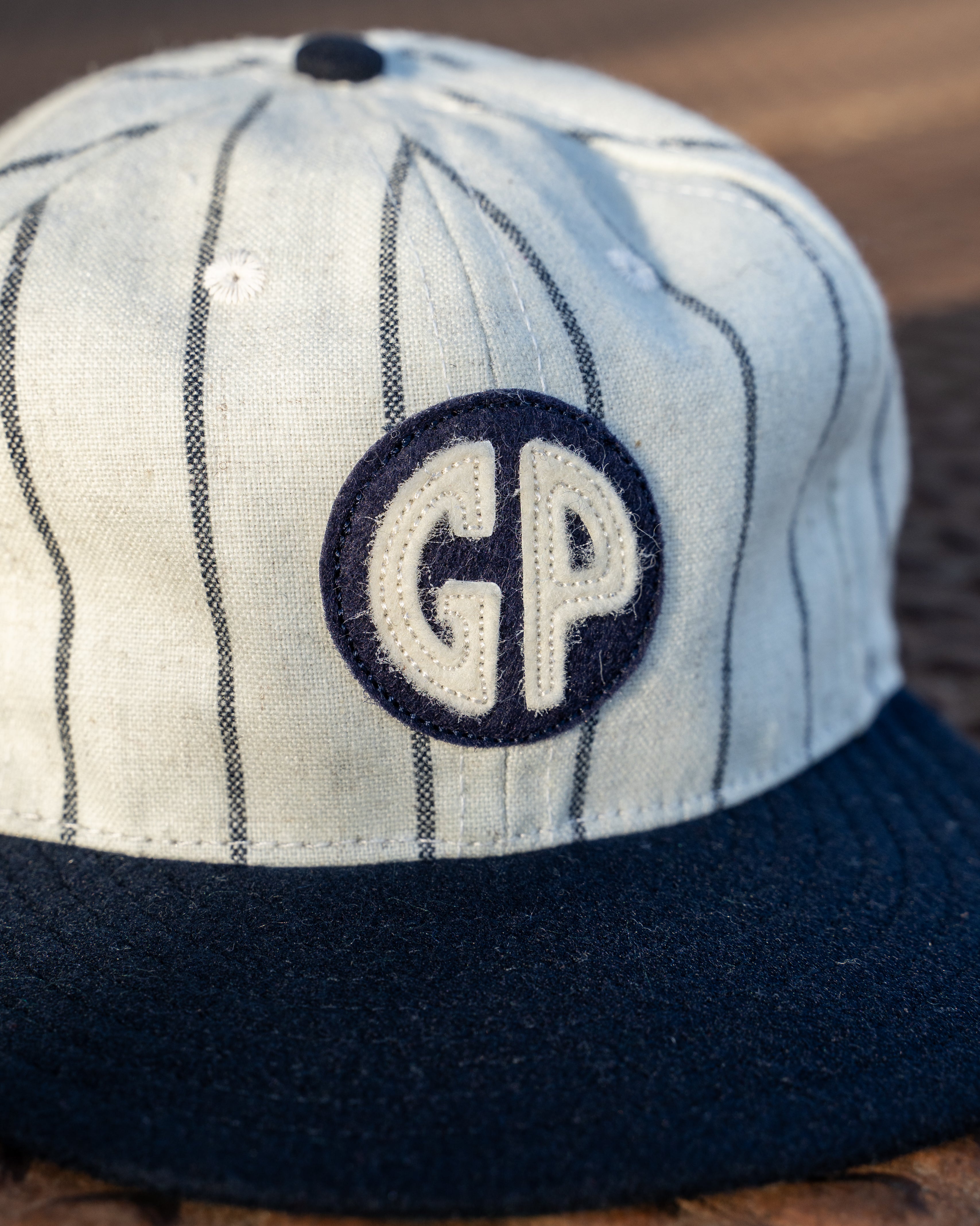Baseball Cap - Pinstripe Wool – Grease Point Workwear