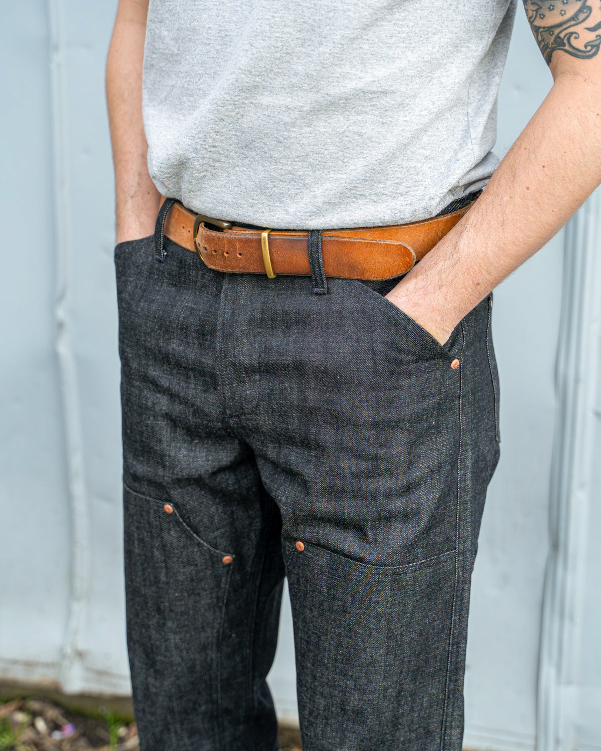 Work Jean - 14.5 oz Japanese Graphite Selvedge Denim – Grease