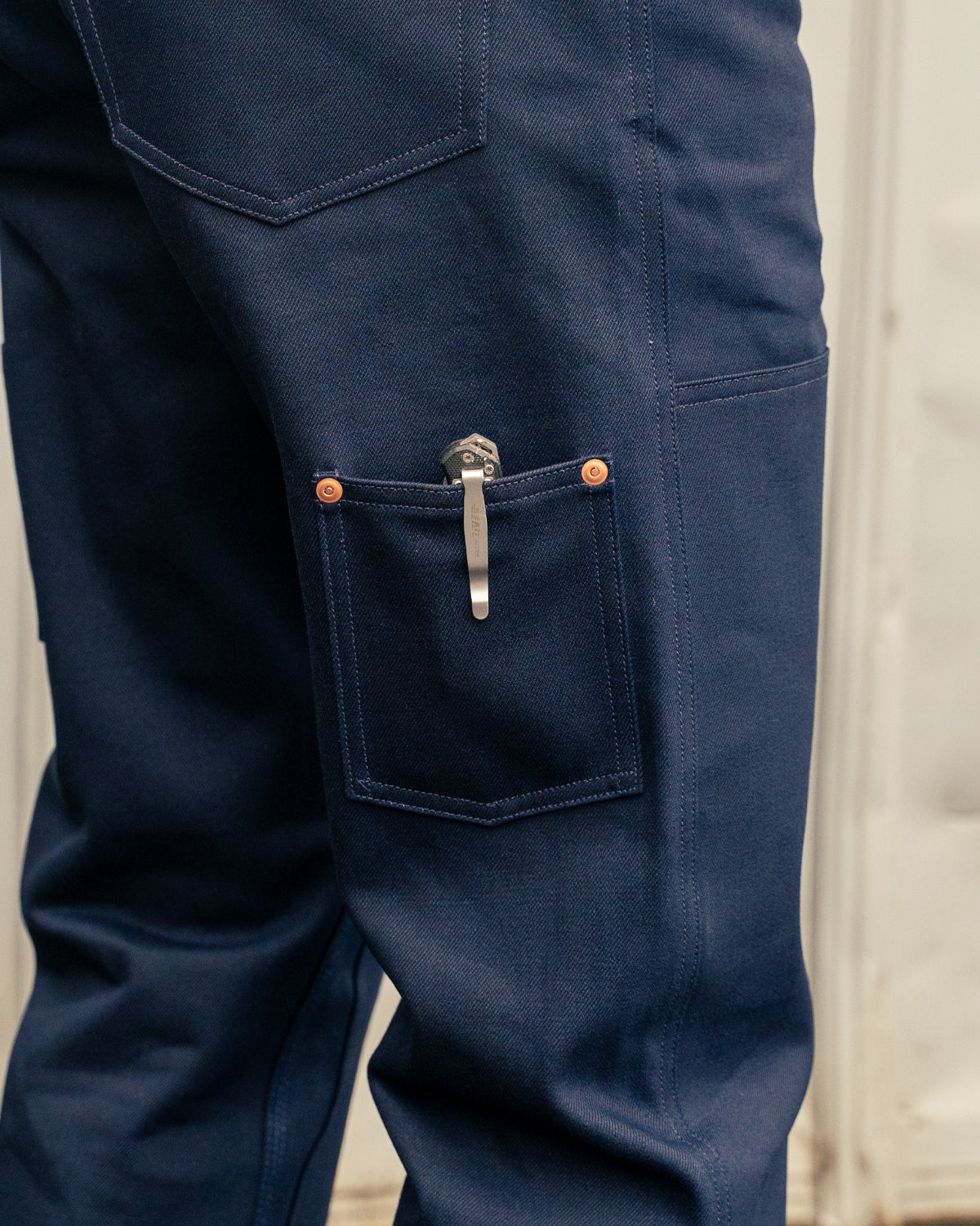 Work Jean - 14.5 oz Double Indigo Vidalia Mills Selvedge Denim