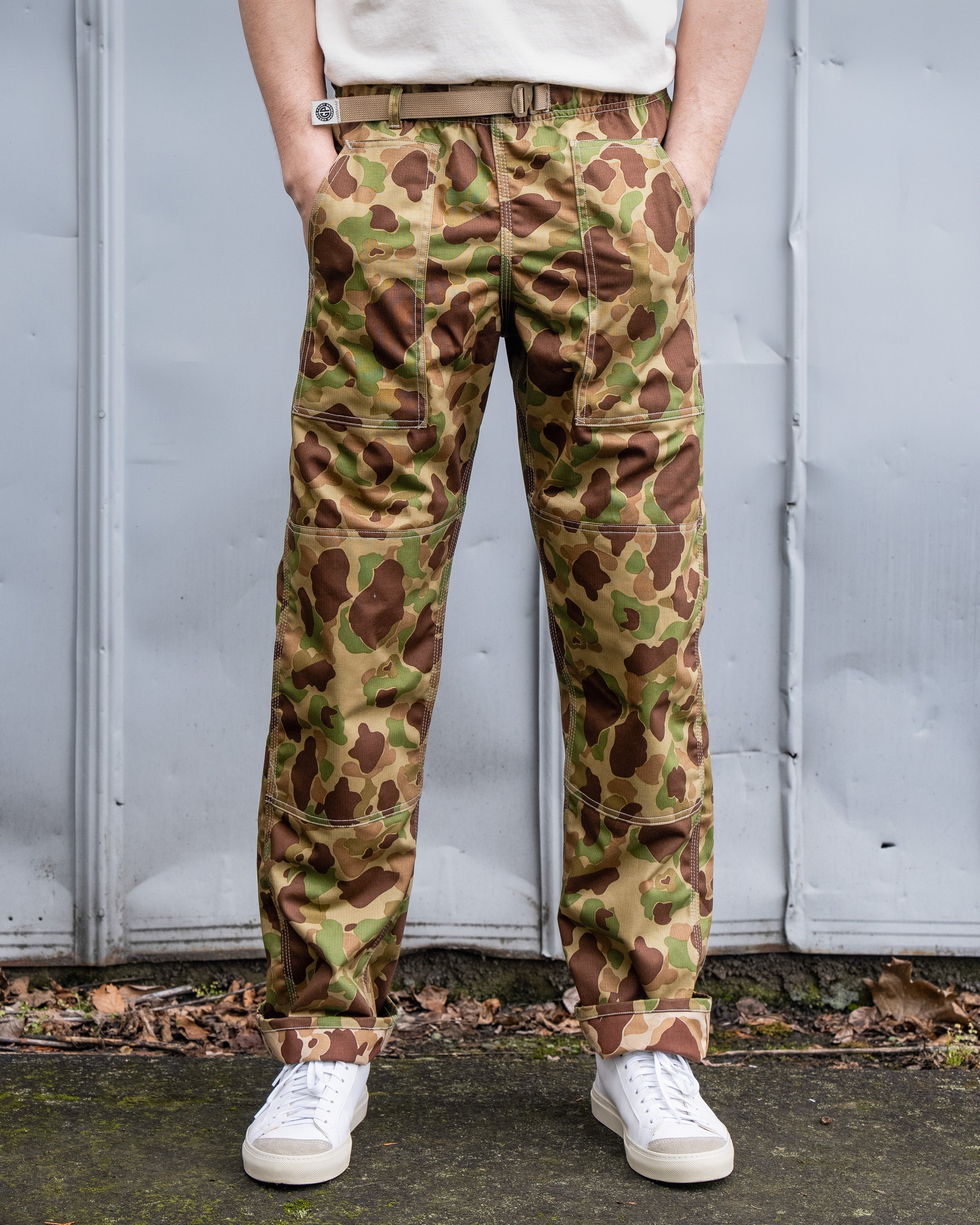 Easy Pant - 9 oz Japanese Duck Camo – Grease Point Workwear