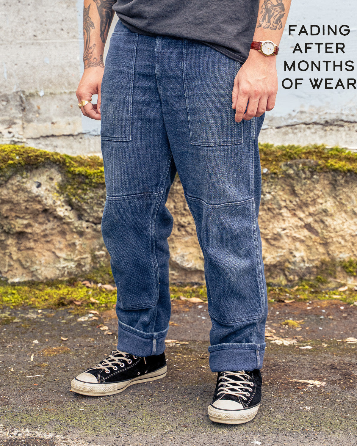 Easy Pant - 12 oz Indigo Sashiko – Grease Point Workwear