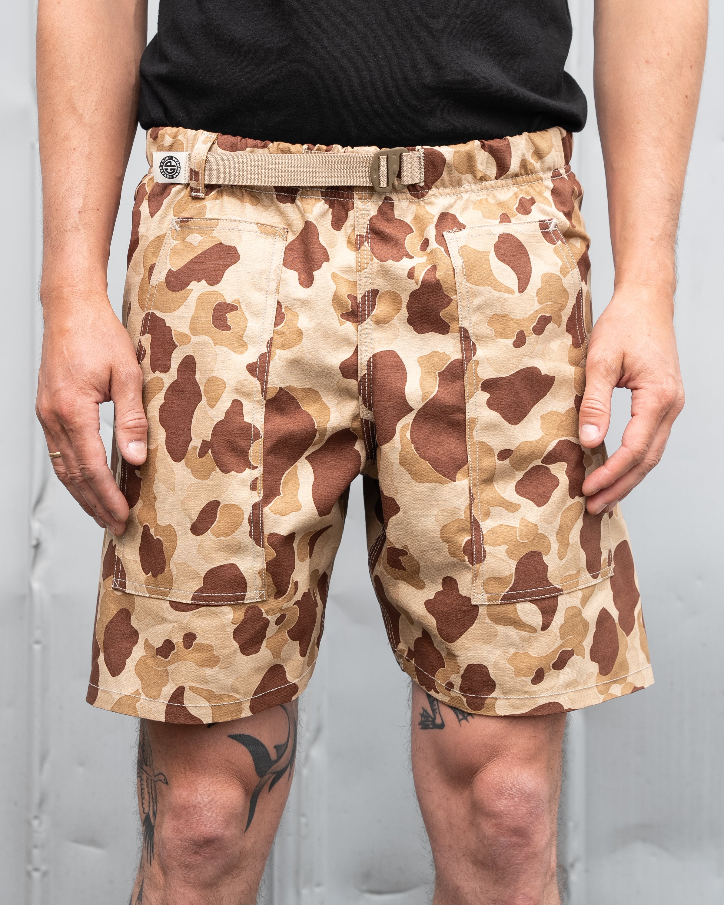 Easy Short - 9 oz Japanese Duck Camo – Grease Point Workwear