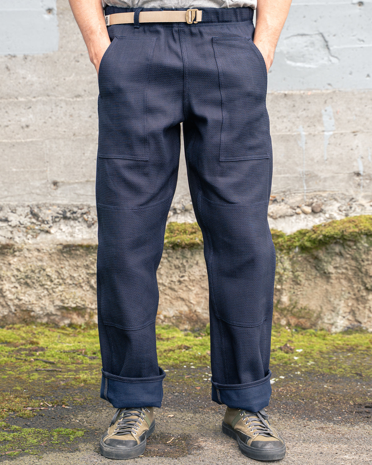 Easy Pant - 12 oz Indigo Sashiko – Grease Point Workwear