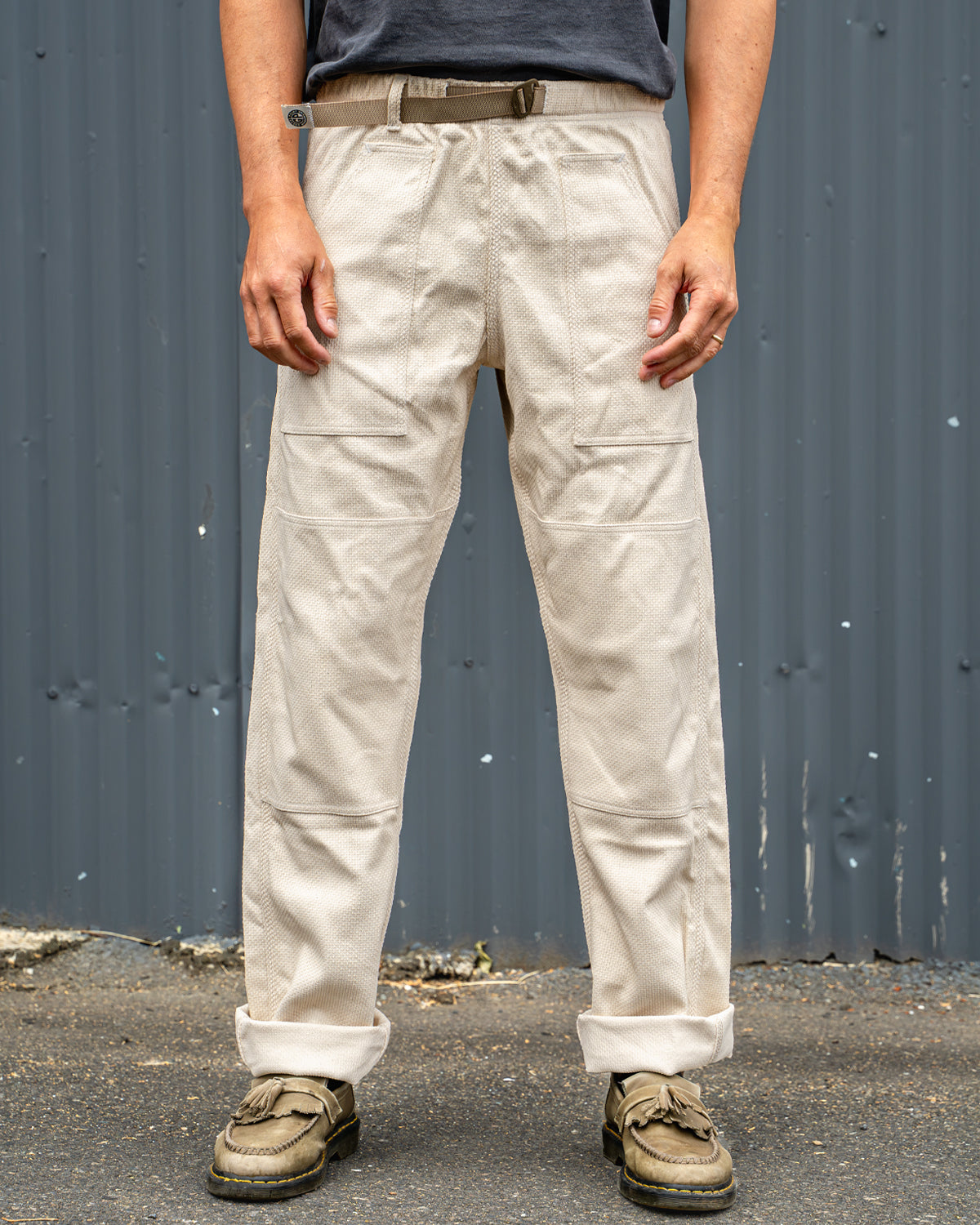 Easy Pant - 12 oz Natural Sashiko – Grease Point Workwear