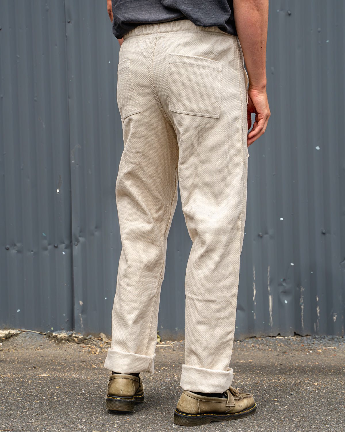 Easy Pant - 12 oz Natural Sashiko – Grease Point Workwear